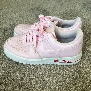 Nike Air Force One 1 Low Rose Pink Shoes M9/W10.5 Sneakers